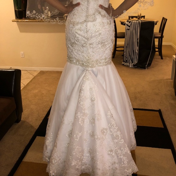 Absolutely Stunning Mori Lee Bridal Gown - Picture 7 of 8